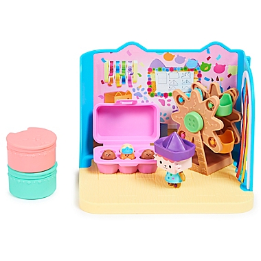 Gabby&#39;s Dollhouse 7-Piece Baby Box Craft-a-riffic Room Play Set. View a larger version of this product image.