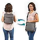 Alternate image 6 for Contours Explore&reg; 2-in-1 Portable Booster Seat and Diaper Bag in Graphite