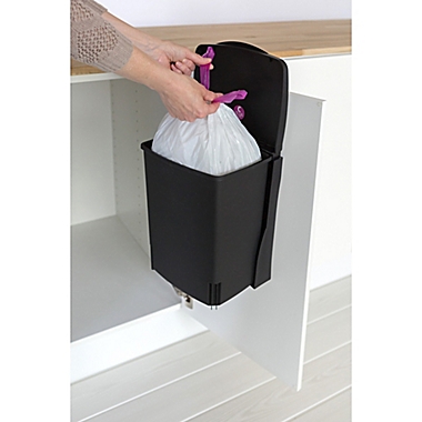 Brabantia&reg; 2.6-Gallon Built-in Trash Can in Black. View a larger version of this product image.