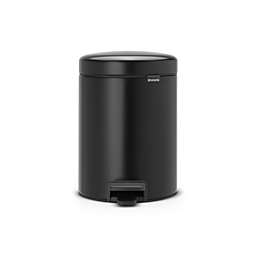 Brabantia® NewIcon 2-Liter Step-On Trash Can in Black