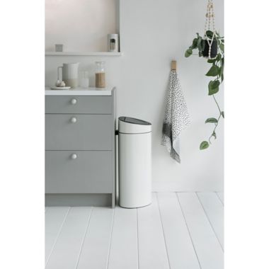 Bij elkaar passen Vel Mark Brabantia® 40-Liter Touch Top Trash Can | Bed Bath & Beyond