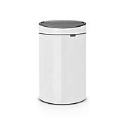 Brabantia&reg; 40-Liter Touch Top Trash Can in White