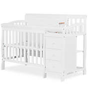 Dream On Me Jayden 4-in-1 Full Panel Convertible Mini Crib and Changer