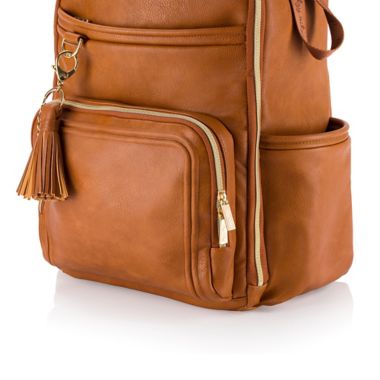 Boss Plus&trade;  Backpack Diaper Bag Cognac. View a larger version of this product image.
