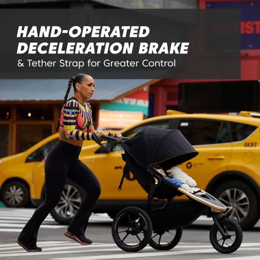 Baby Jogger&reg; Summit&trade; x Robin Arzón Jogging Stroller in City Royalty. View a larger version of this product image.