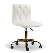 Glamour Home&trade; Aman Office Chair in Cream
