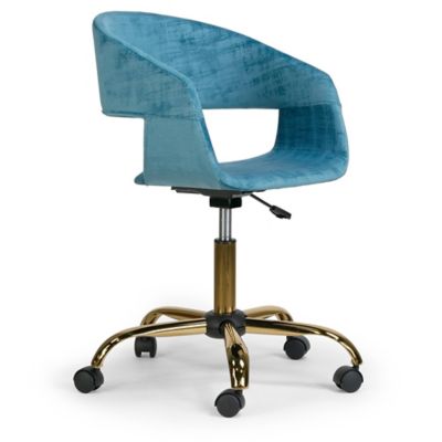 Amani Adjustable Office Chair in Blue