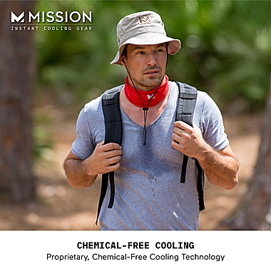 MISSION&reg; Cooling Bucket Hat in Blue. View a larger version of this product image.
