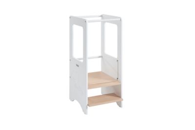 Micuna Mini Chef Learning Platform Adjustable Step Stool in Natural