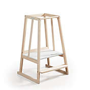 Micuna Little Helper Learning Platform Step Stool in Natural/White
