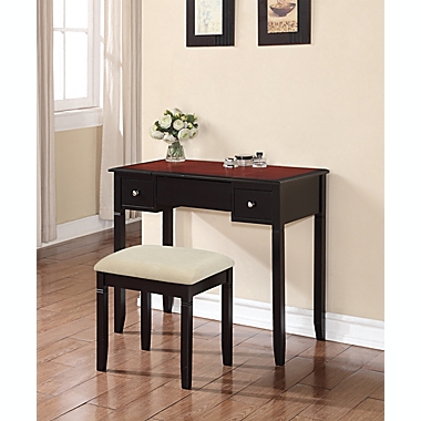 Camden 2-Piece Vanity Set in Black Cherry. View a larger version of this product image.