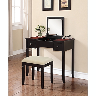 Camden 2-Piece Vanity Set in Black Cherry. View a larger version of this product image.