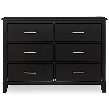 Dream On Me Universal Double Dresser in Black. View a larger version of this product image.