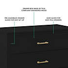 Alternate image 3 for Dream On Me Universal 3-Drawer Dresser in Black/Gold