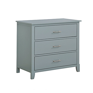 Dream On Me Universal 3-Drawer Dresser in Silver Grey. View a larger version of this product image.