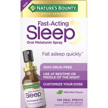 Nature&rsquo;s Bounty&reg; 0.68 fl. oz. Fast Acting Sleep Spray with Melatonin. View a larger version of this product image.