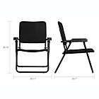Alternate image 3 for HoMedics&reg; Folding Chair for Massage Cushions in Black