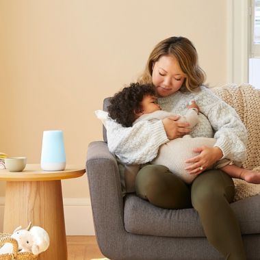 Hatch Rest+ 2nd Generation All-in-One Sleep Assistant in White. View a larger version of this product image.