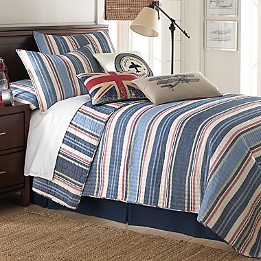 Levtex Home Kasey 2-Piece Reversible Twin/Twin XL Quilt Set in Taupe. View a larger version of this product image.
