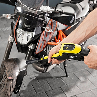 Karcher&reg; K4 Power Control 1900 PSI Corded Electric Pressure Washer in Yellow. View a larger version of this product image.
