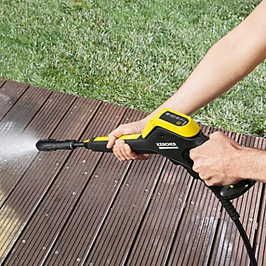 Karcher&reg; K4 Power Control 1900 PSI Corded Electric Pressure Washer in Yellow. View a larger version of this product image.
