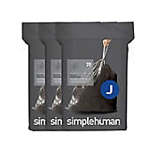 simplehuman&reg; Code J 60-Pack 30-45-Liter Odorsorb Custom-Fit Liners