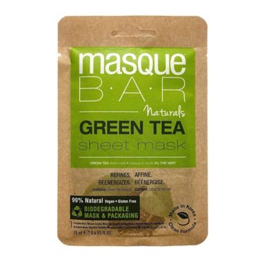 MasqueBAR&trade; Unmasque Beauty&trade; Naturals Green Tea Sheet Mask. View a larger version of this product image.