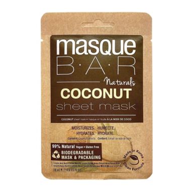 Masque BAR&trade; 1-Count Naturals Coconut Sheet Mask. View a larger version of this product image.