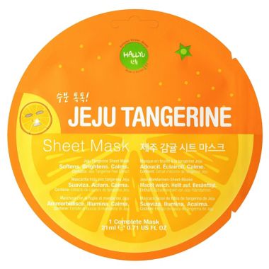 MasqueBAR&trade; Hallyu Jeju Brightening Tangerine Sheet Mask. View a larger version of this product image.