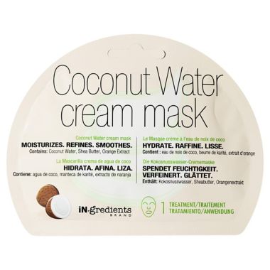 iN.gredients Coconut Water Cream Facial Mask. View a larger version of this product image.