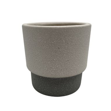Mini Pot Planter in Grey. View a larger version of this product image.