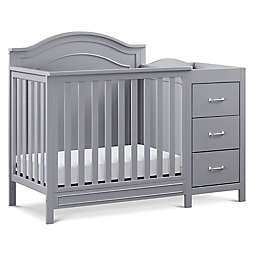 DaVinci Charlie 4-in-1Convertible Mini Crib and Changer in Gray