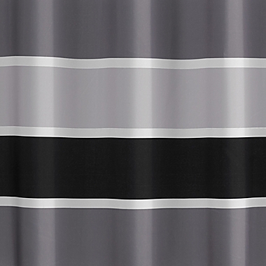 Simply Essential&trade; 72-Inch x 72-Inch Colorblock Shower Curtain in Grey Multi. View a larger version of this product image.