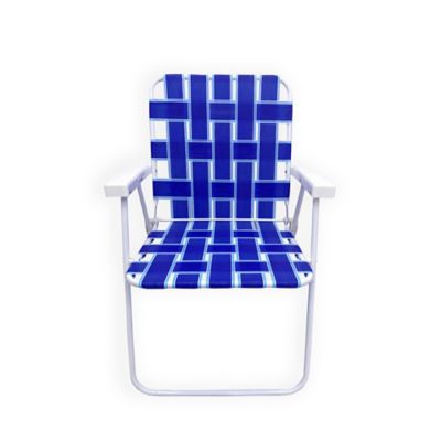 H for Happy&trade; Retro Beach Chair in Blue