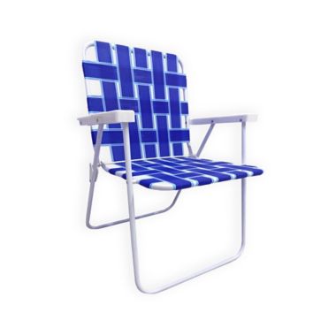 H for Happy&trade; Retro Beach Chair in Blue. View a larger version of this product image.