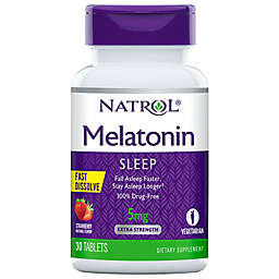 Natrol® 30-Count 5mg Fast-Dissolve Melatonin Tablets in Strawberry