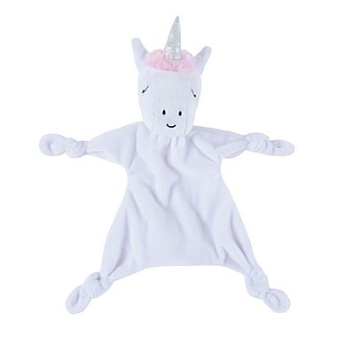 Trend Lab&reg; Unicorn Security Blanket in White. View a larger version of this product image.