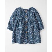Little Planet by Carter's Organic Cotton Floral Gauze Dress