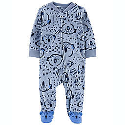 carter's® Koala Zip-Up Fleece Sleep & Play in Blue