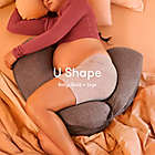 Alternate image 6 for Frida Mom Adjustable Keep-Cool Pregnancy Pillow in Grey