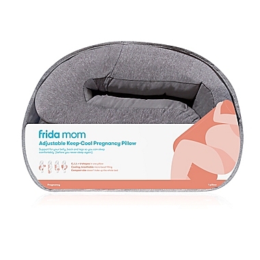 Frida Mom Adjustable Keep-Cool Pregnancy Pillow in Grey. View a larger version of this product image.