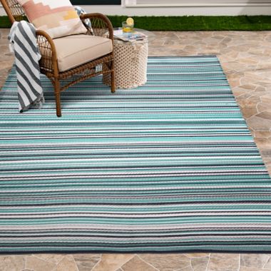 Simply Essential&trade; Bali Tonal Stripe 5' x 7' Indoor/Outdoor Area Rug. View a larger version of this product image.