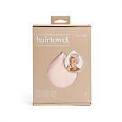 KITSCH Satin-Wrapped Microfiber Hair Towel in Blush