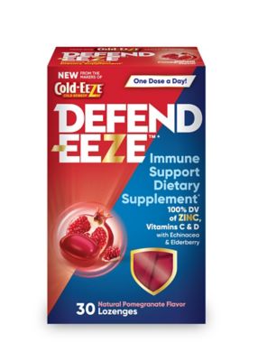 DEFEND-EEZE&trade; 30-Count Immune Support Lozenges in Pomegranate