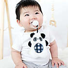 Alternate image 4 for BooginHead&reg; PaciPlush Pal Panda with Pacifier Holder &amp; Clip in Black &amp; White Plaid