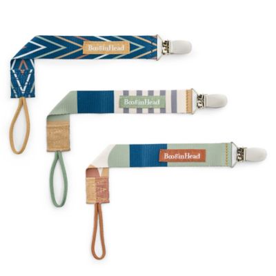 BooginHead&reg; PaciGrip 3-Pack Pacifier Straps