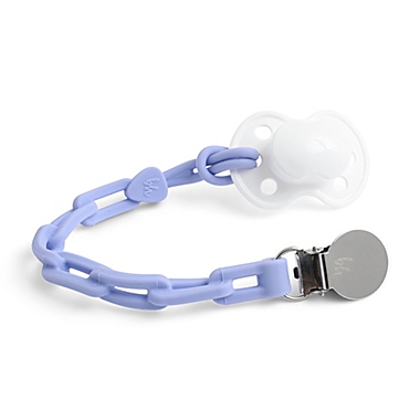 BooginHead&reg; PaciGrip Silicone Chain Pacifier Clip in Peri Purple. View a larger version of this product image.