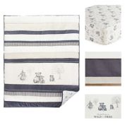 ever &amp; ever&trade; Bear Picnic 4-Piece Crib Bedding Set in Blue