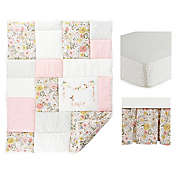 ever &amp; ever&trade; Vibrant Blooms 3-Piece Crib Bedding Set in Pink