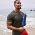 Alternate image 8 for Takeya&reg; Actives 40 oz. Insulated Stainless Steel Water Bottle with Spout Lid in Onyx